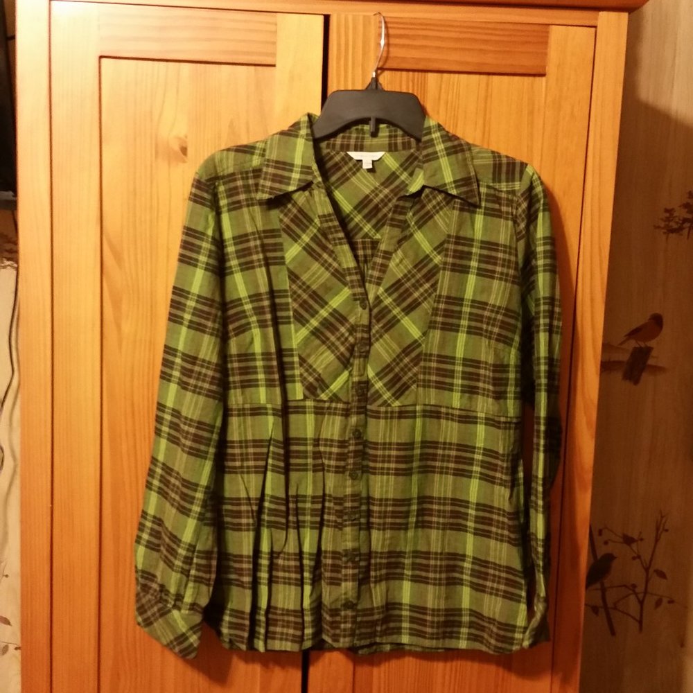 Maurices Plaid Top